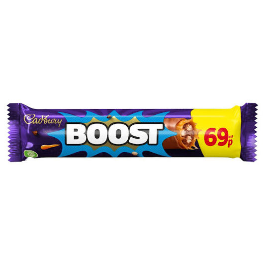 Cadbury Boost Chocolate Bar 48.5g Std × 48 × 1
