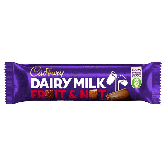 Cadbury Dairy Milk Fruit and Nut Chocolate Bar 49g x 48 x 1
