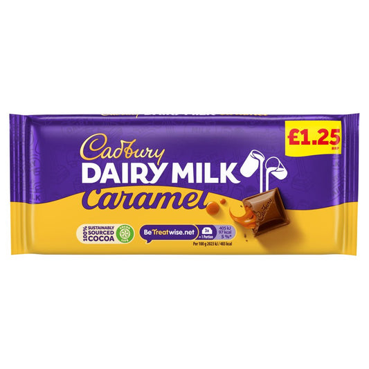 Cadbury Dairy Milk Caramel 120g × 16 × 1