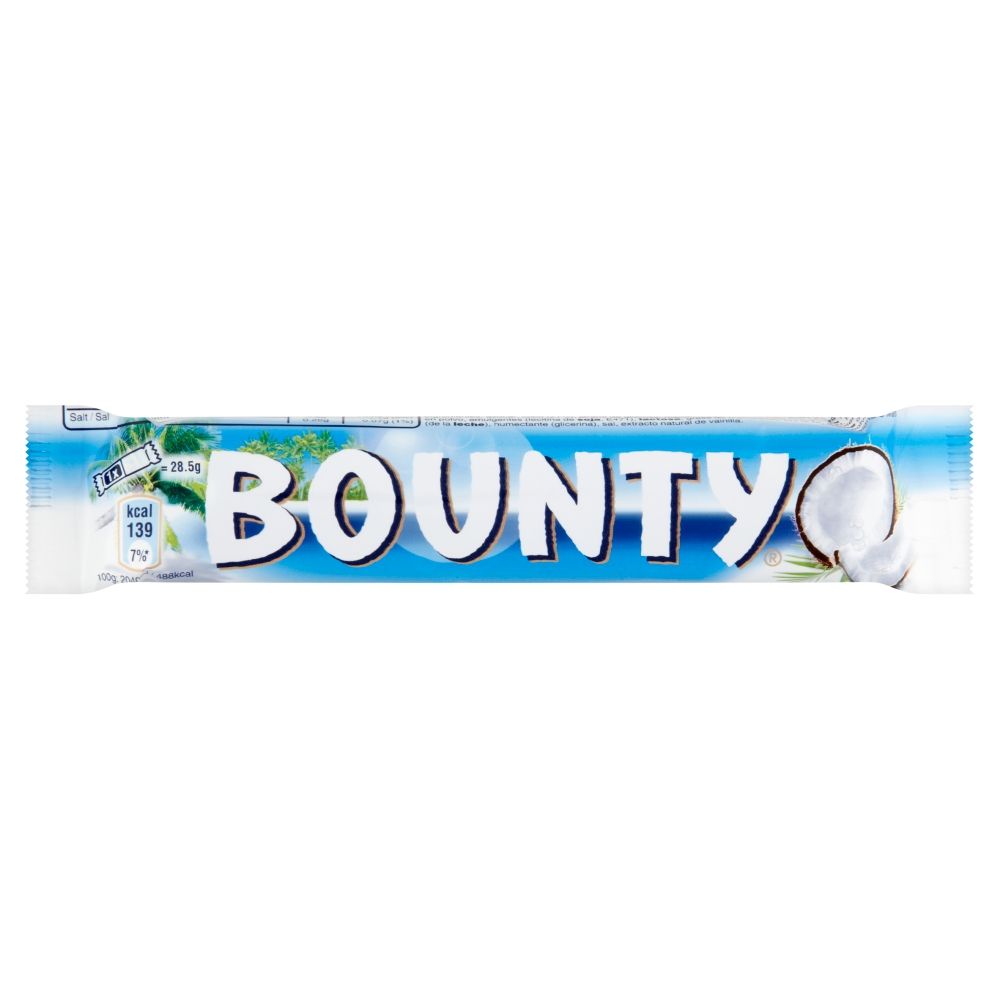 Bounty Coconut & Milk Chocolate Snack Bar Duo 57g Std × 24 × 1